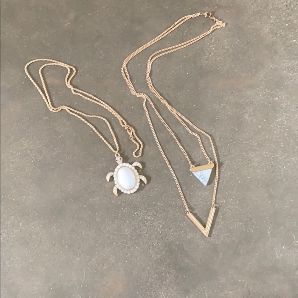 gold necklaces